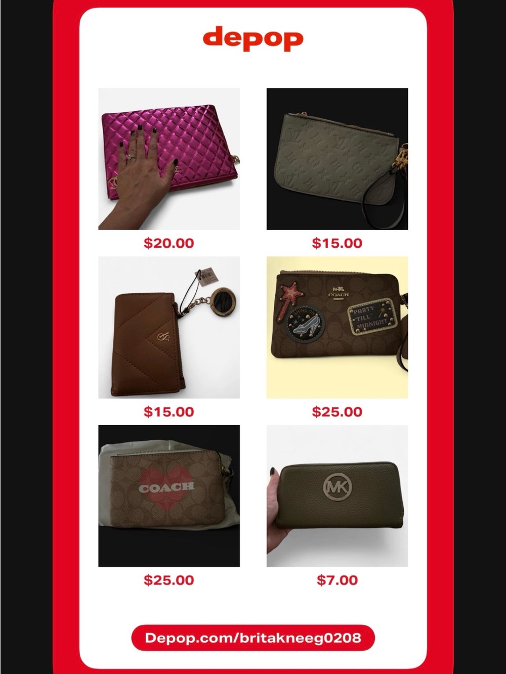 Check out my other consignment listings  with Depop more postings